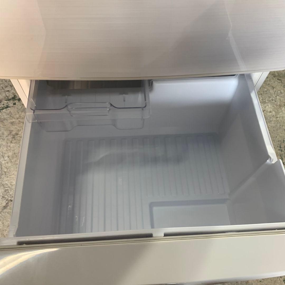 H073\" SHARP 6ドア冷凍冷蔵庫 SJ-PF46C-H 2017年製