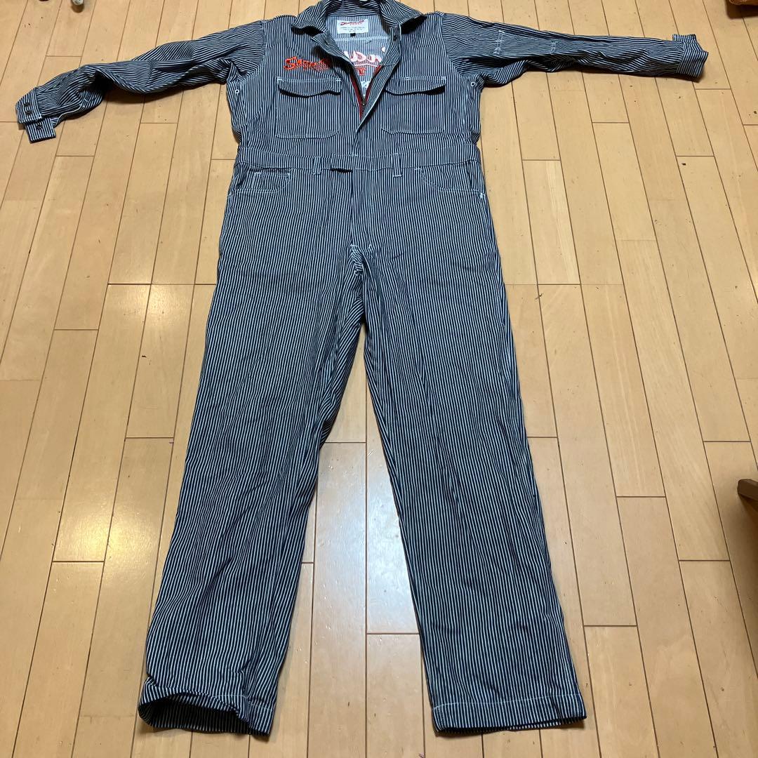 スナップオン　オールインワン試着のみ　ストライプ