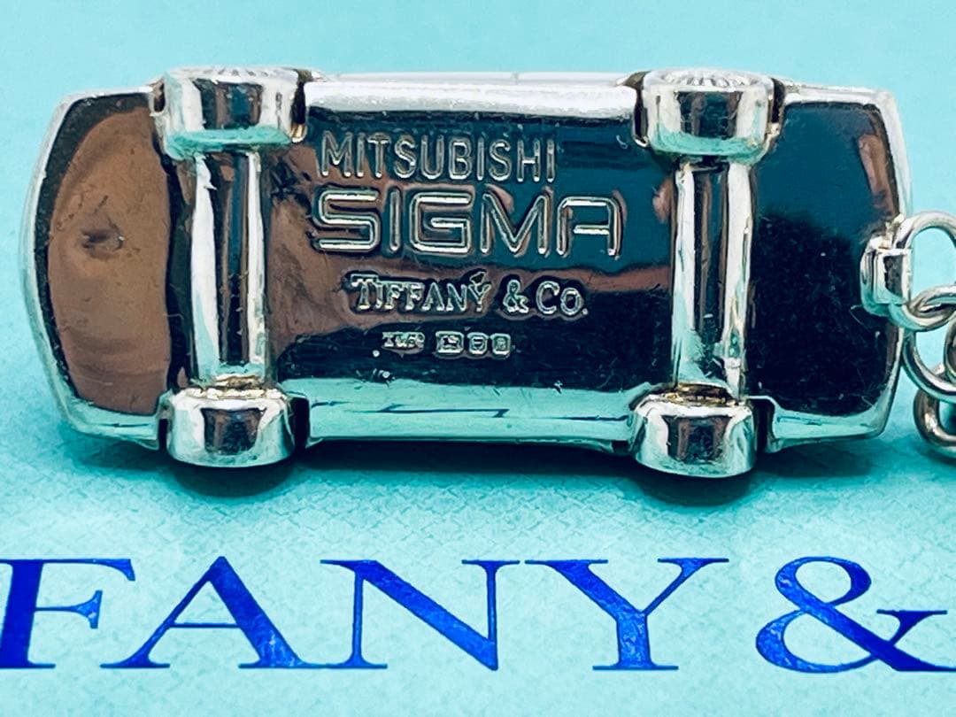 c074 希少　ティファニー　MITSUBISHI SIGMA キーホルダー