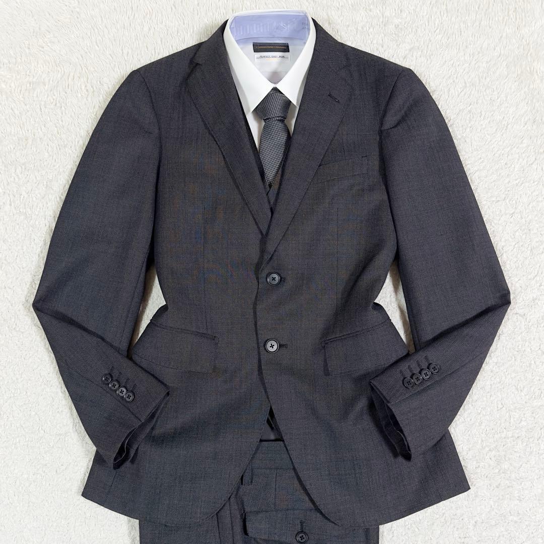 極美品✨オリヒカ スーツ スリーピース セットアップ スマート10マンス グレー