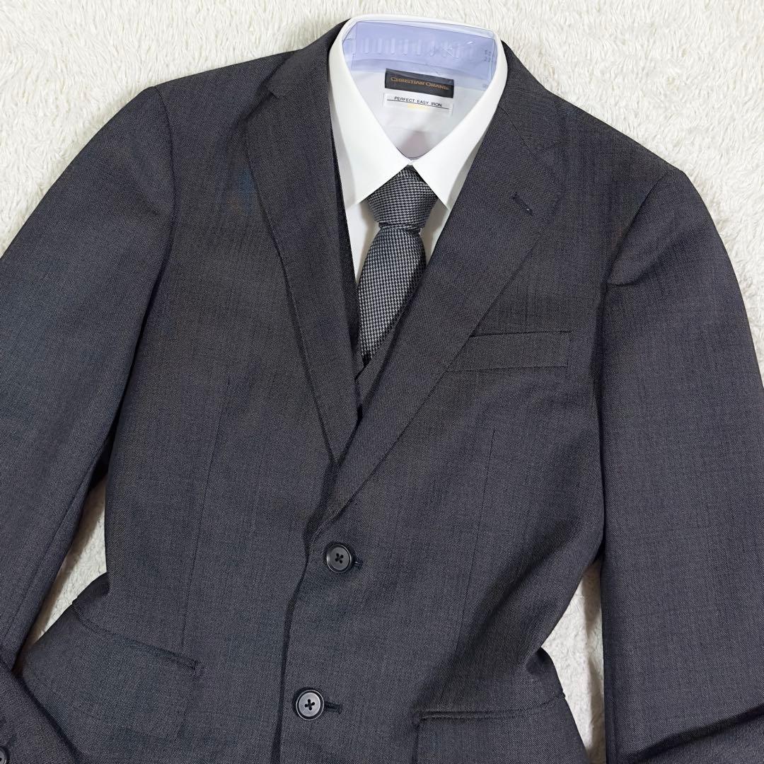 極美品✨オリヒカ スーツ スリーピース セットアップ スマート10マンス グレー
