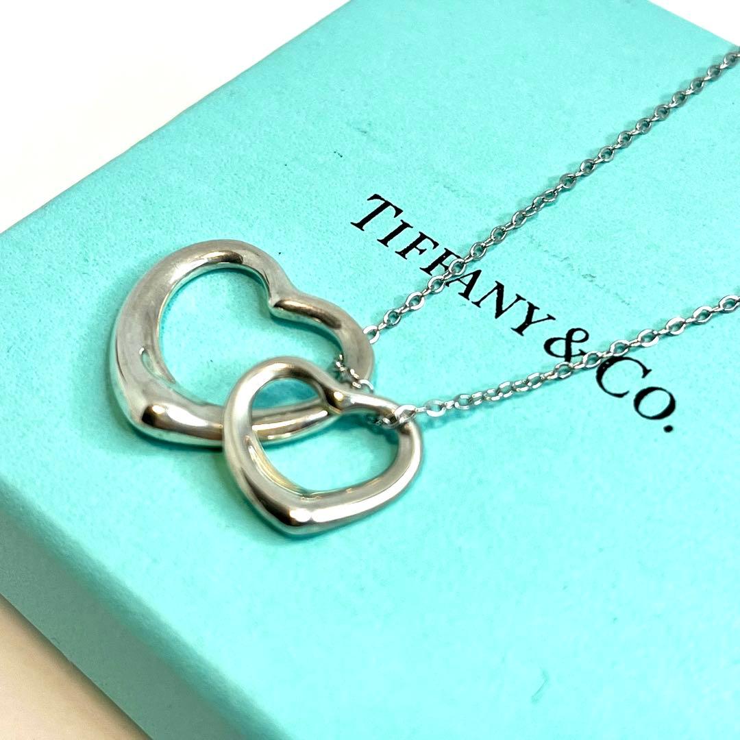 【R】ティファニー オープンハート ネックレス (小さいサイズのみ)