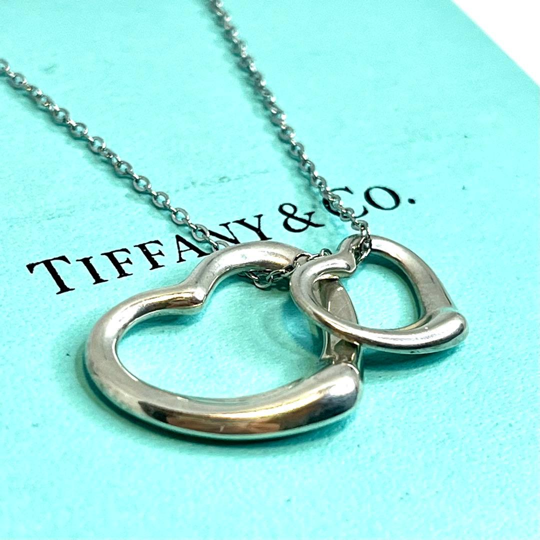 【R】ティファニー オープンハート ネックレス (小さいサイズのみ)