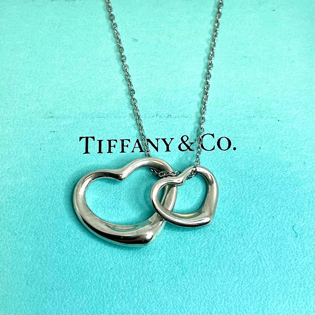 【R】ティファニー オープンハート ネックレス (小さいサイズのみ)