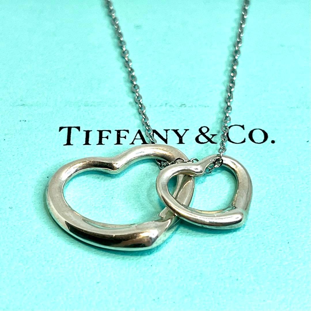 【R】ティファニー オープンハート ネックレス (小さいサイズのみ)