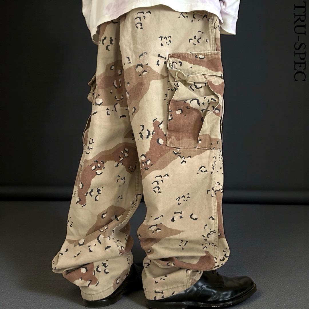 USA製90s TRU-SPEC デザートカモ 迷彩ミリタリーカーゴパンツ