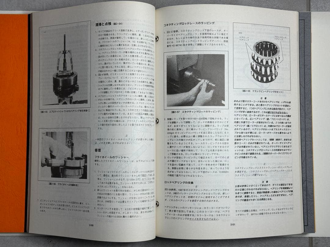 ハーレーダビッドソン　公式サービスマニュアル（日本語版）　当時物