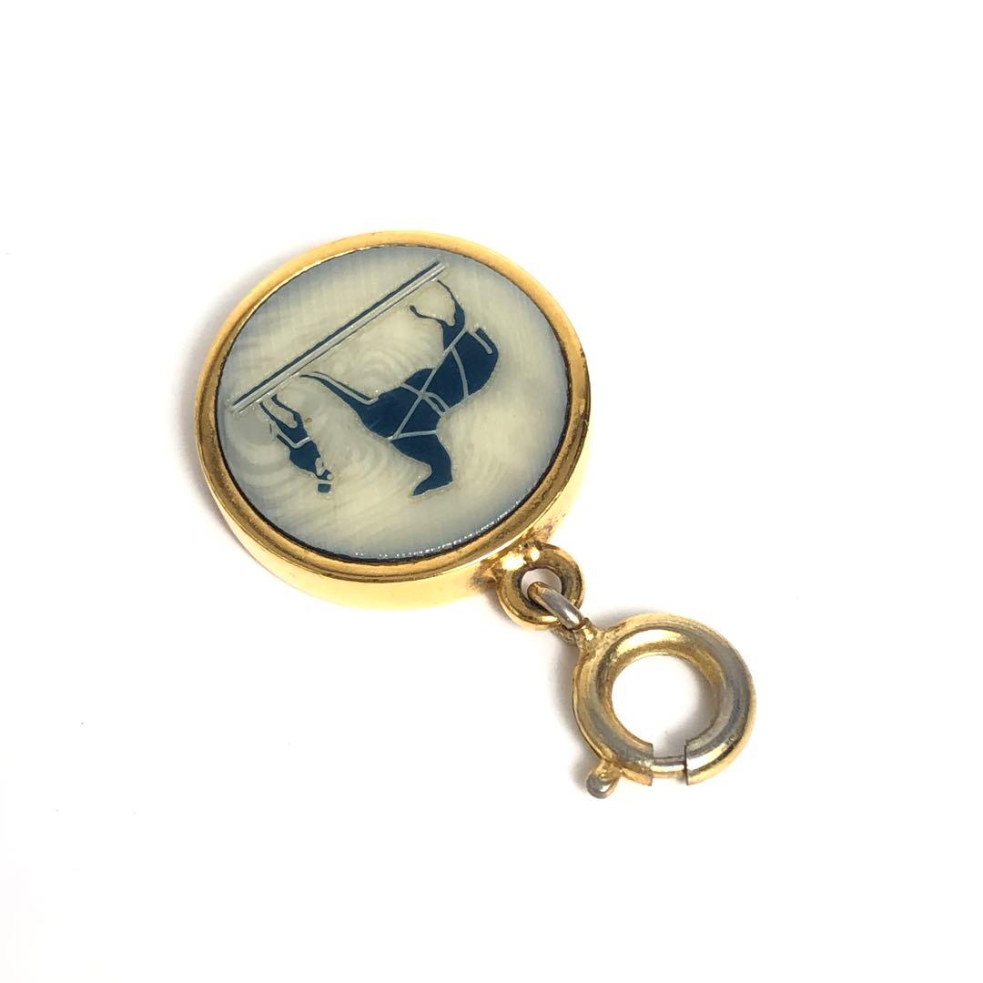 HERMES エルメス コロゾ ペンダントトップ ゴールドカラー