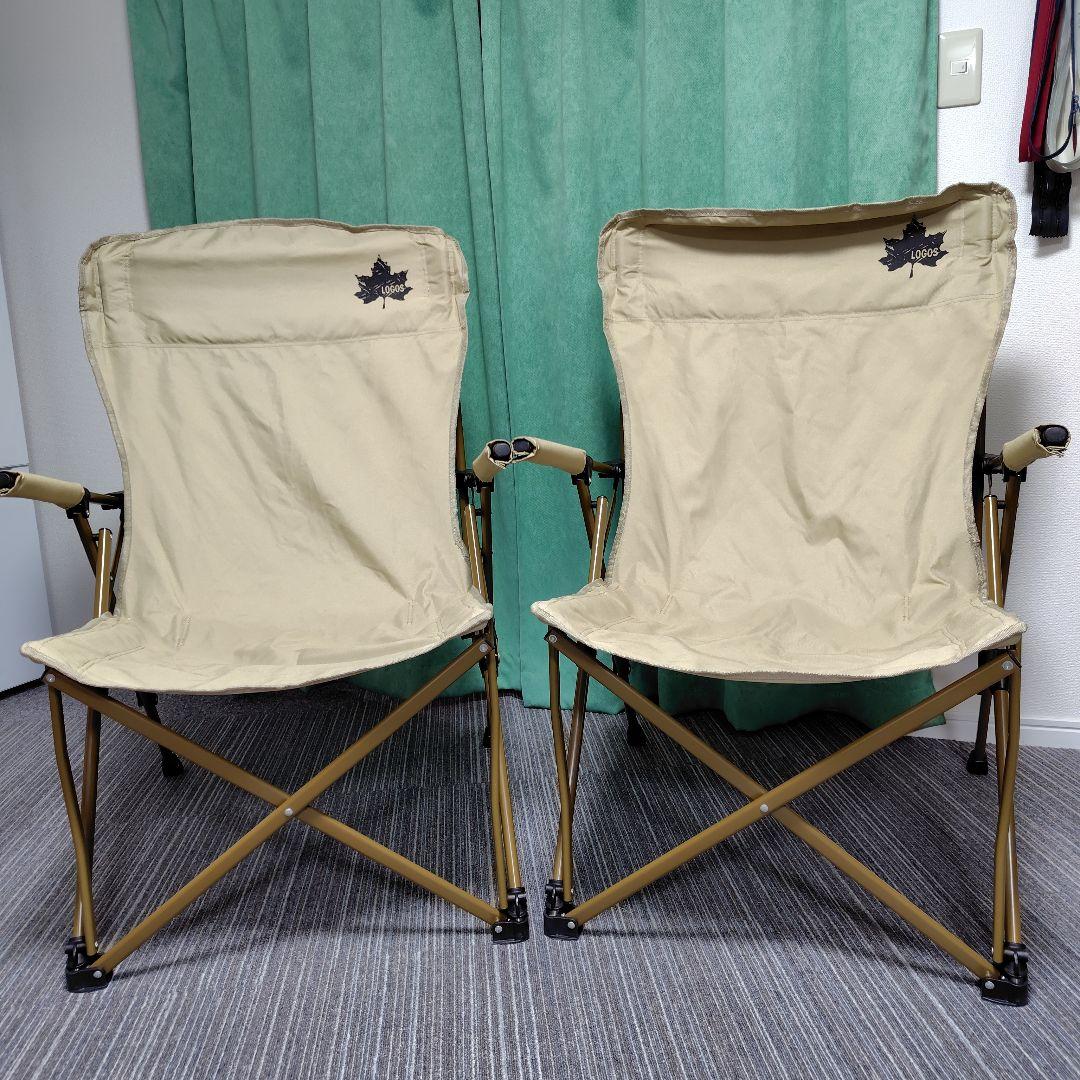 ロゴス(LOGOS) の折りたたみチェア　2脚セット