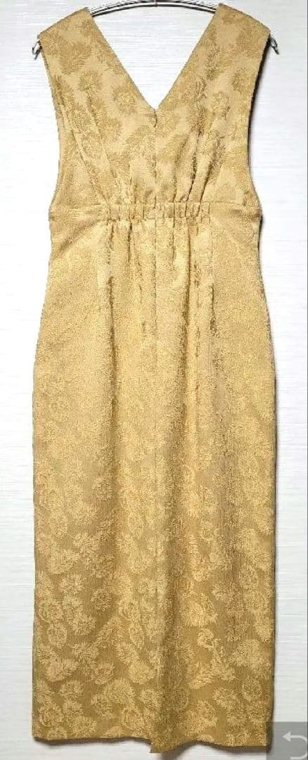 【AIMER 】チュールブラウス付きジャカードIラインパーティードレス　Mサイズ