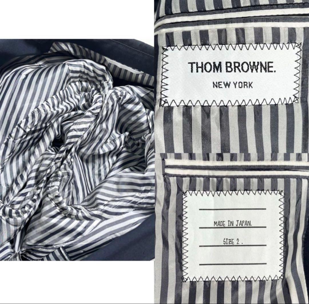 S*S様 【美品】THOM BROWNE トムブラウン　段返り3B紺ブレザー　金