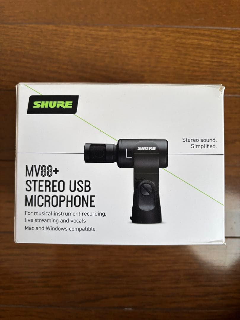 配信機器・PA機器・レコーディング機器 SHURE MV88+ Stereo USB Microphone