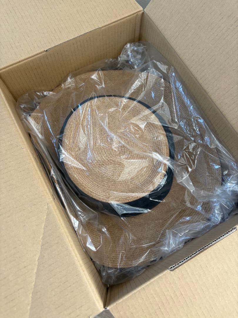 美品【THE9SHOP】SUMMER HAT 2022（ブラック）サマーハット