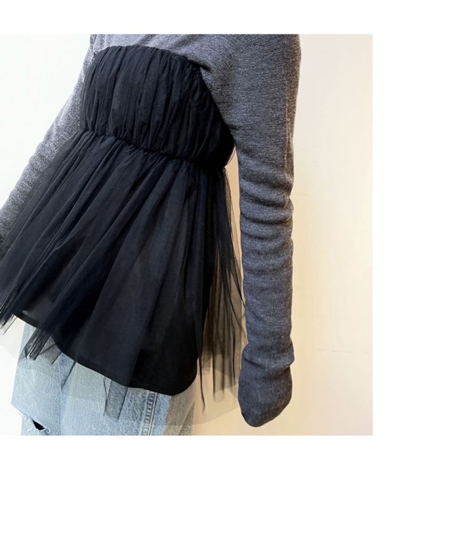 L'Appartement Lisiere Tulle Bustier ビスチェ