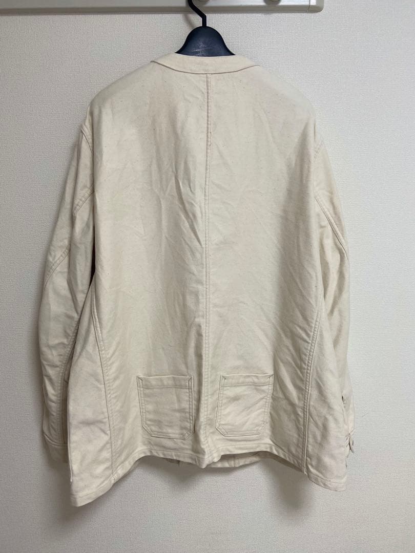 ナイジェルケーボンケーボン　ジャケット　50 モールスキン　アイボリー