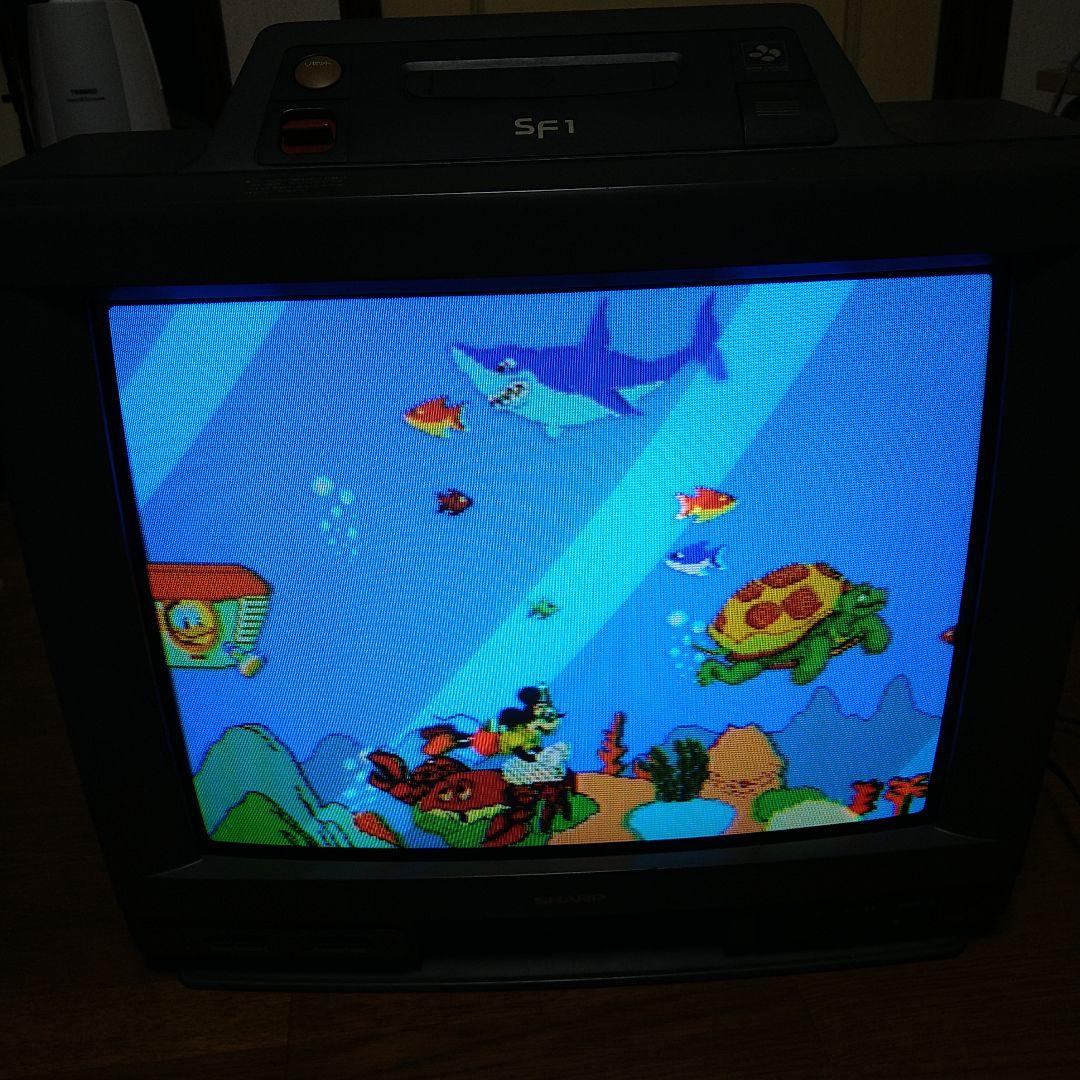 SHARP 21G-SF1 スーパーファミコン内臓テレビ シャープ