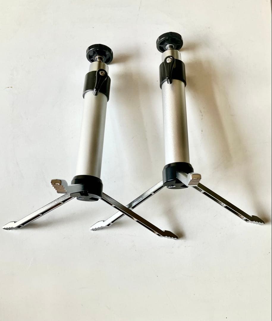 Technics SB-F01 マイクロスピーカー シルバー。スタンド付き。