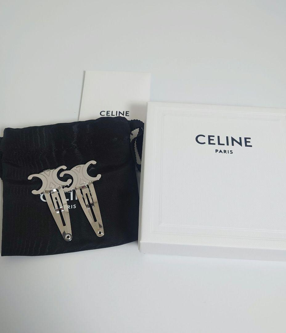 CELINE スナップ ヘアクリップ 2つセット