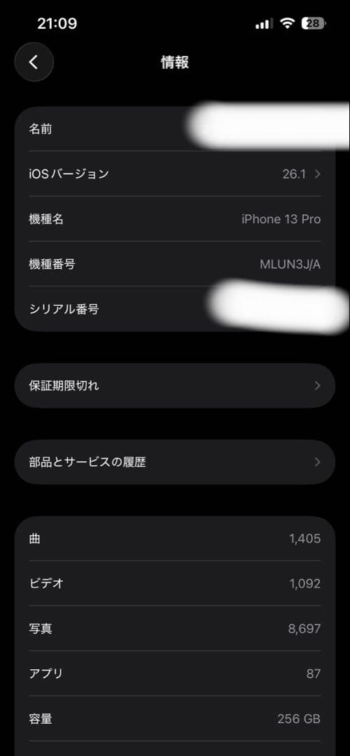 【最終価格】【超美品】iPhone 13 Pro グラファイト256GB