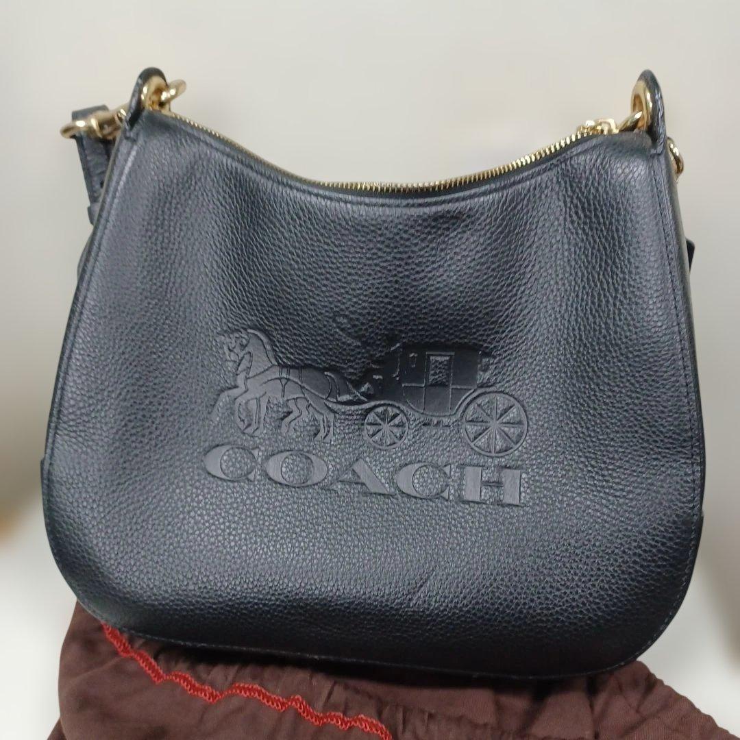 【COACH】2way ショルダーバッグ 馬車ロゴ
