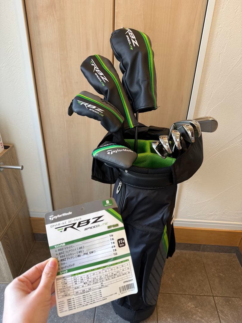 TaylorMade RBZ クラブ10本セット&キャディバッグ付き