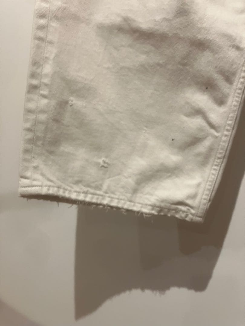 パンツ ANCELLM DAMAGE WIDE 5P DENIM PANTS