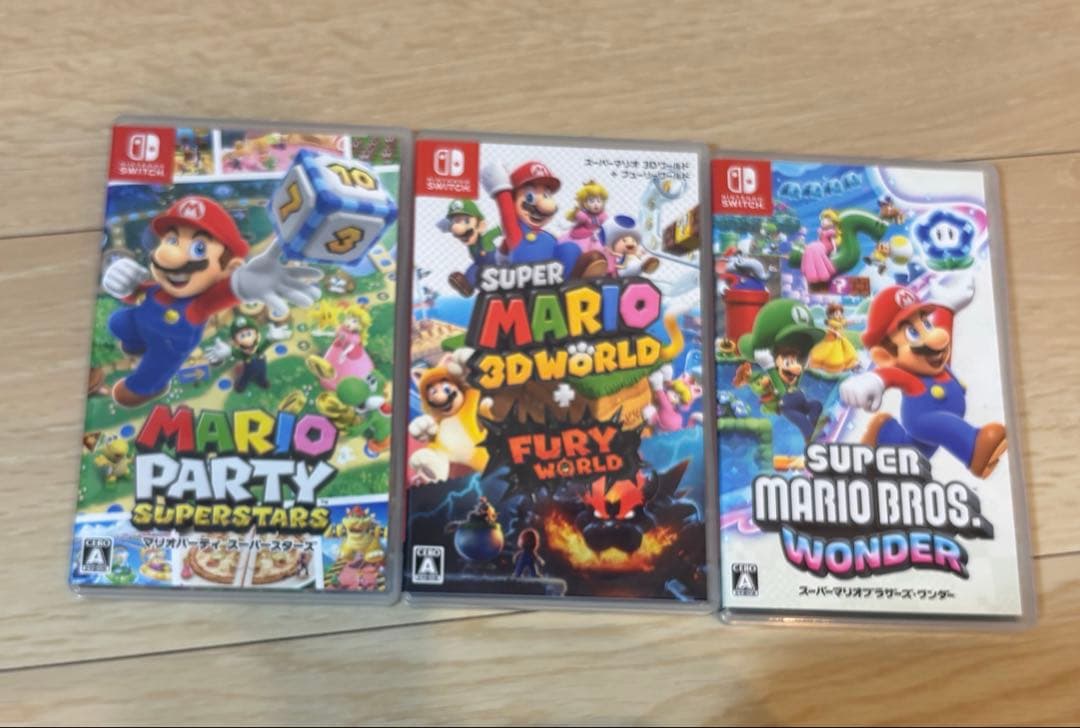Switch マリオ　ゲームソフト　セット