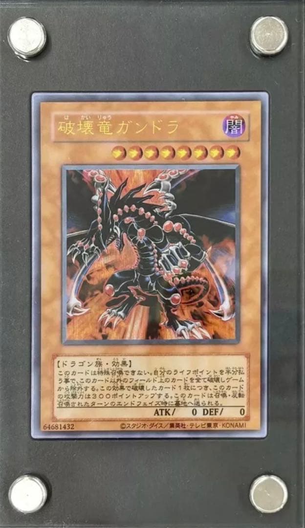 【最終値下げ】遊戯王 破壊竜ガンドラ　ステンレス