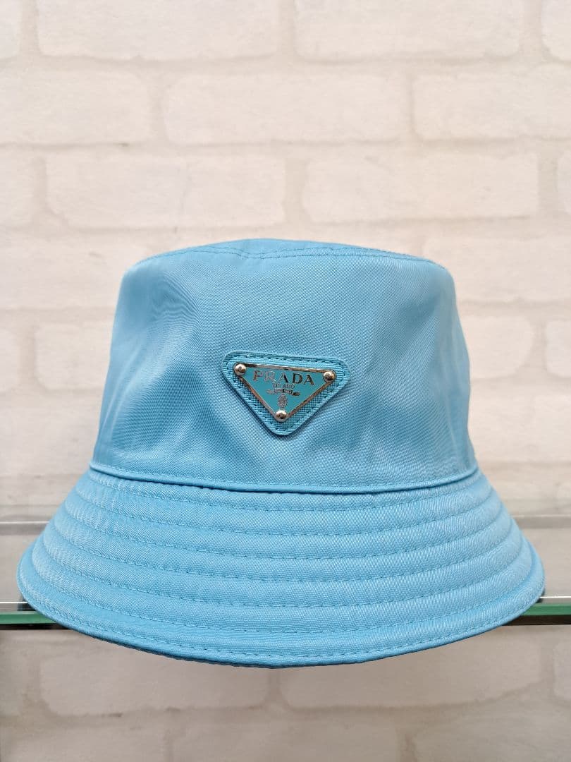 白恋まふみ　PRADA プラダ ナイロン バケットハット