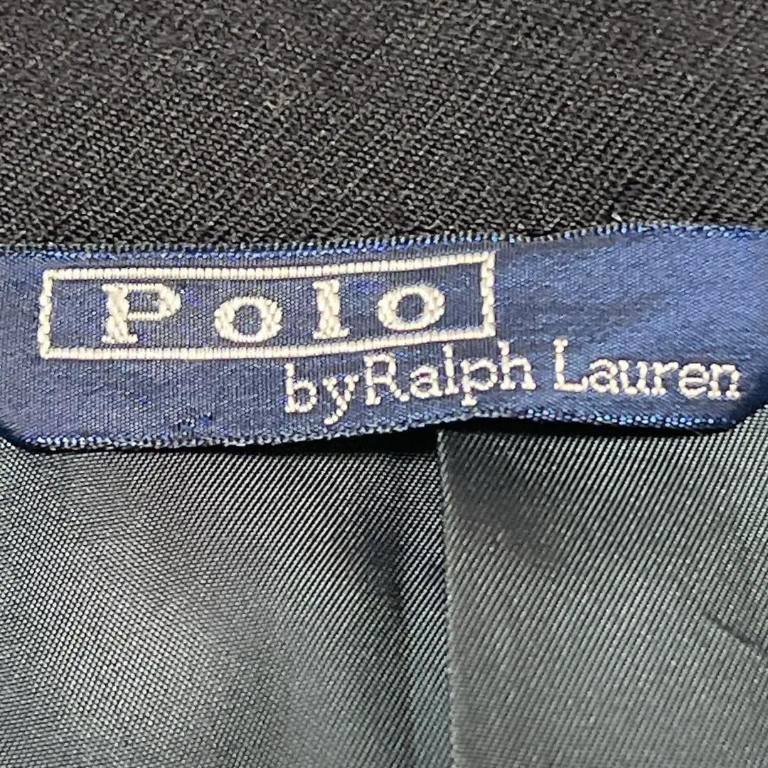 ポロバイラルフローレン 紺ブレ ダブル 金ボタン ブレザー L ヴィンテージ