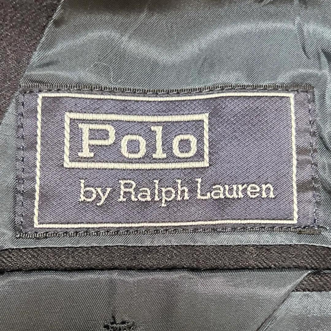 ポロバイラルフローレン 紺ブレ ダブル 金ボタン ブレザー L ヴィンテージ