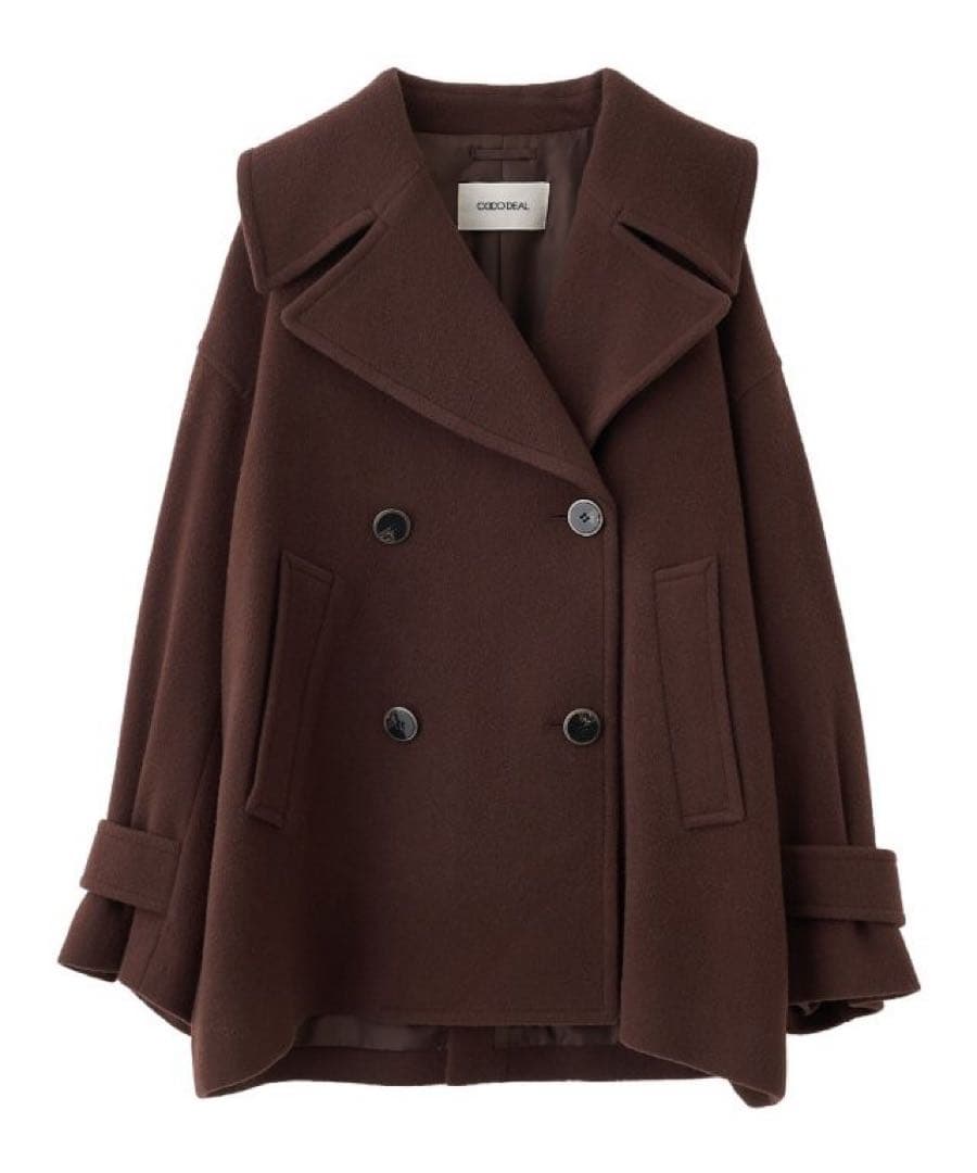 最安値COCODEAL インペリアルモッサショートPコート