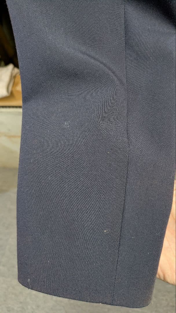 エンポリオアルマーニ テーラードジャケット 48 ストレッチ素材 襟取り外し可