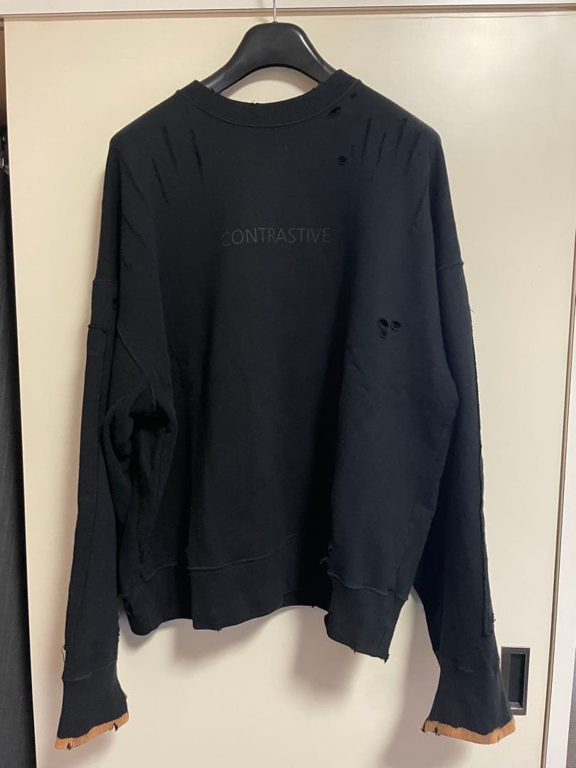 トップス ssstein OVERSIZED REBUILD SWEAT LS