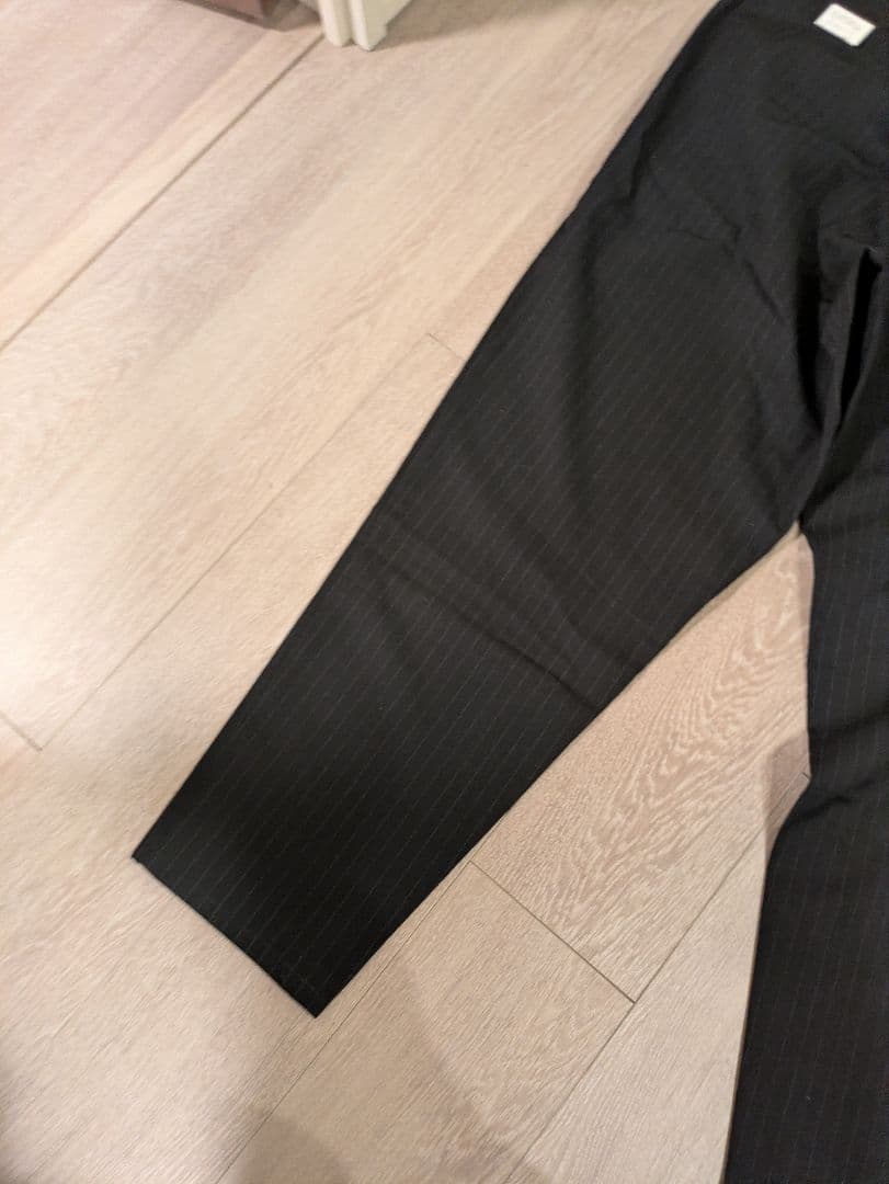 グラフペーパー　ストライプ　イージーパンツ