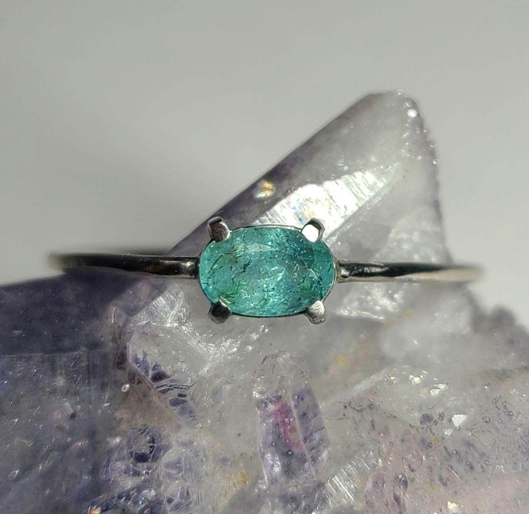 ぱにや★ブラジルバターリャパライバトルマリン★リングオーダー