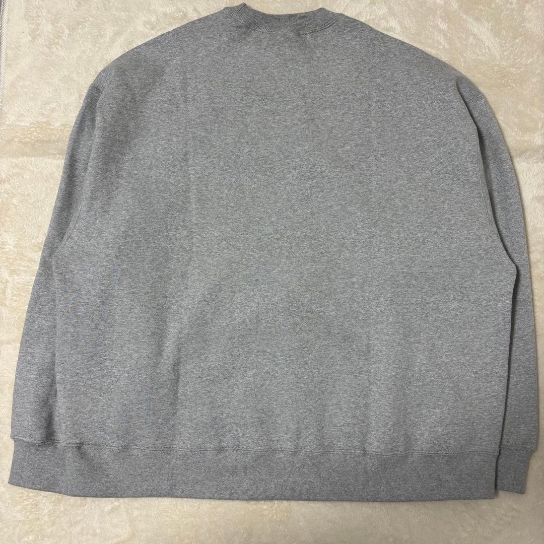 Stussy x Nike コラボ　クルーネックスウェット　グレー　XL