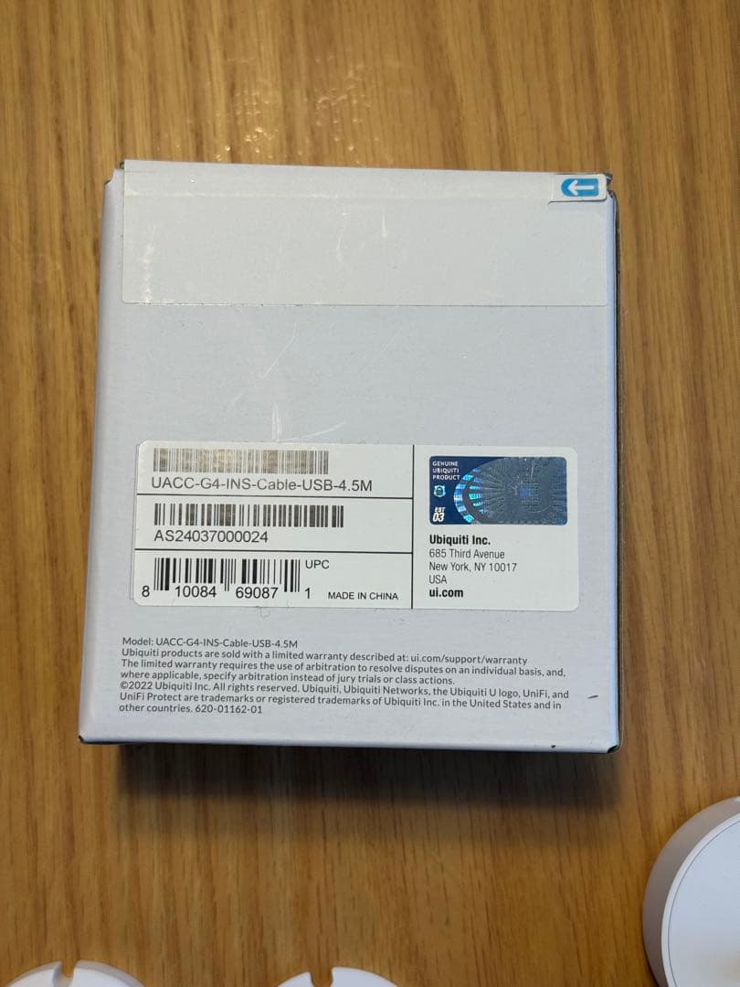 防犯カメラ Unifi G4 instant