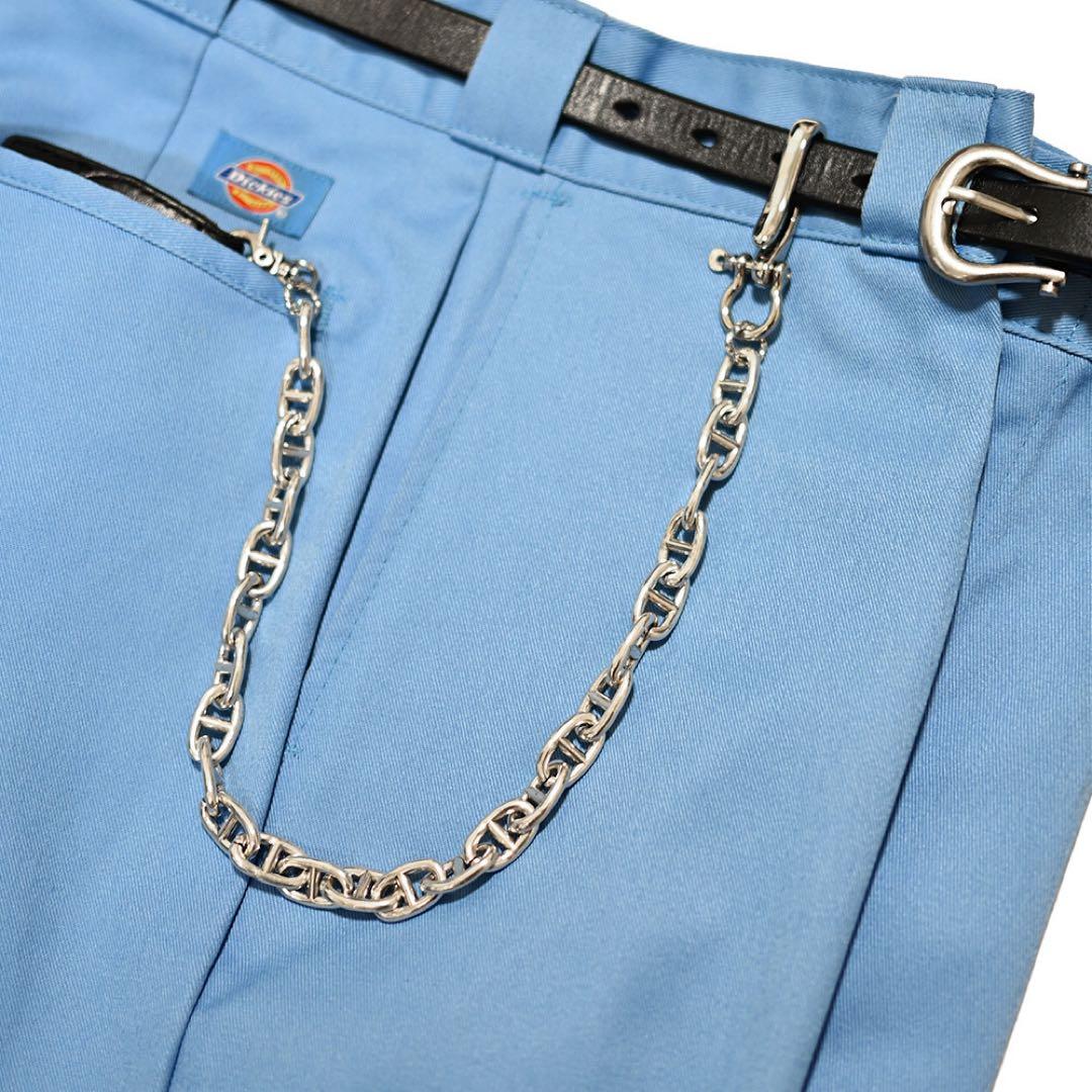 シルバーアンカーリンクウォレットチェーン トラッカー 財布