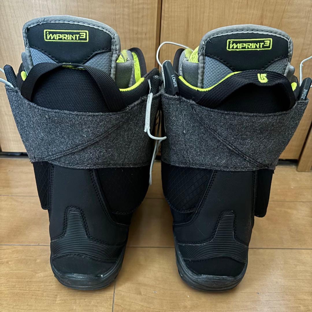 Burton バートン ブーツ 24.5cm IMPRINT3 黒×黄緑