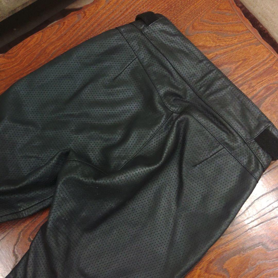 RSタイチ　レザーメッシュパンツ　LLサイズ　膝カップ入り！