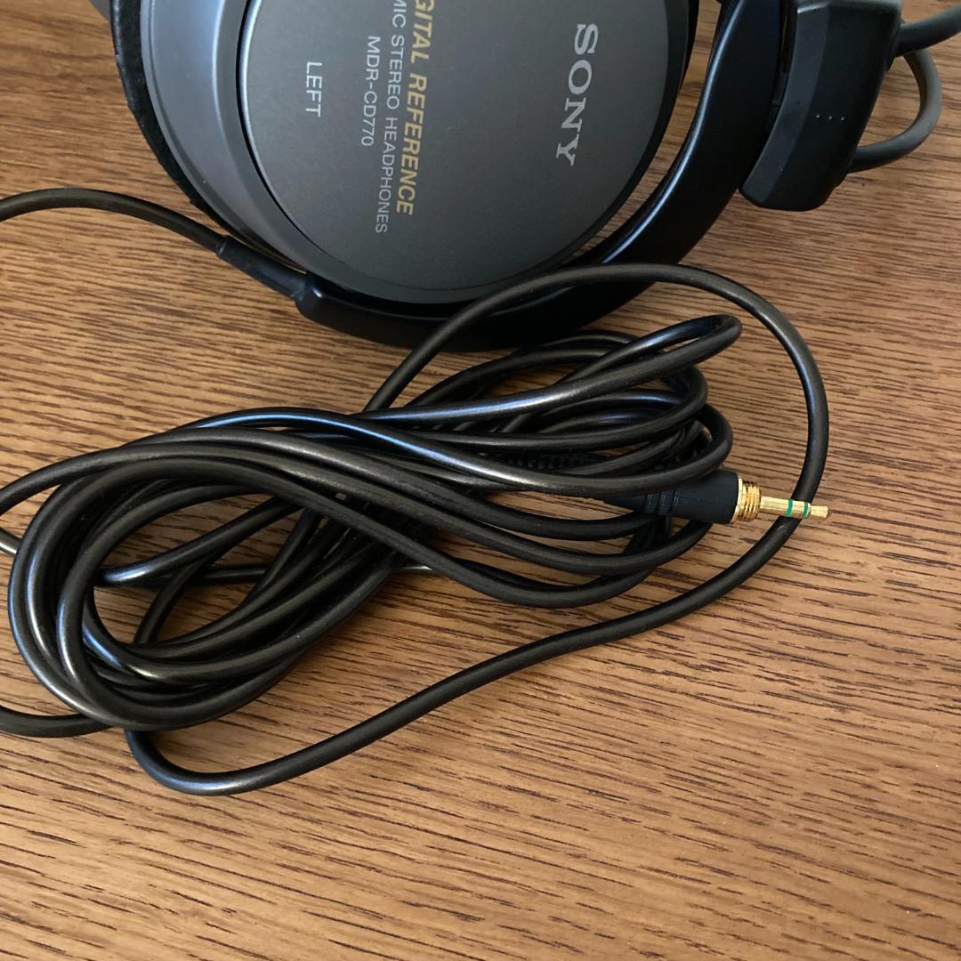動作確認済み SONY ソニー MDR-CD770 有線ヘッドホン レア