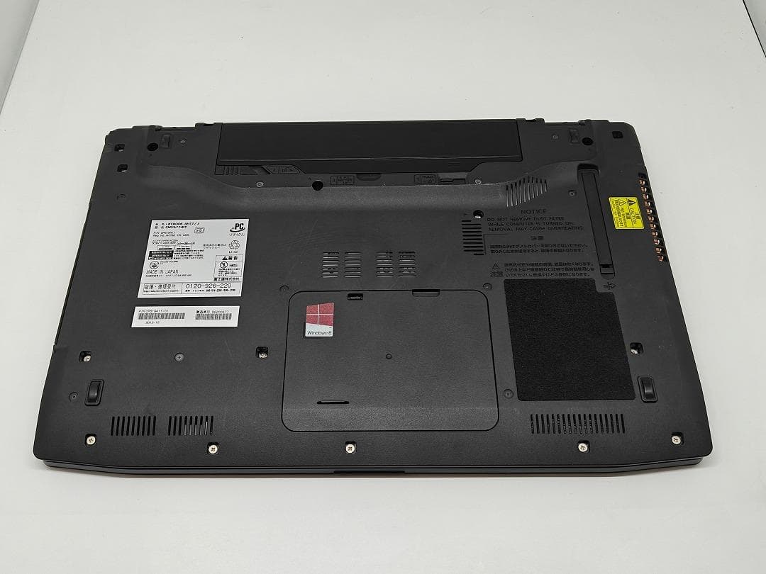 【富士通】爆速 Corei7/SSD256GB ノートパソコン 8GB F6