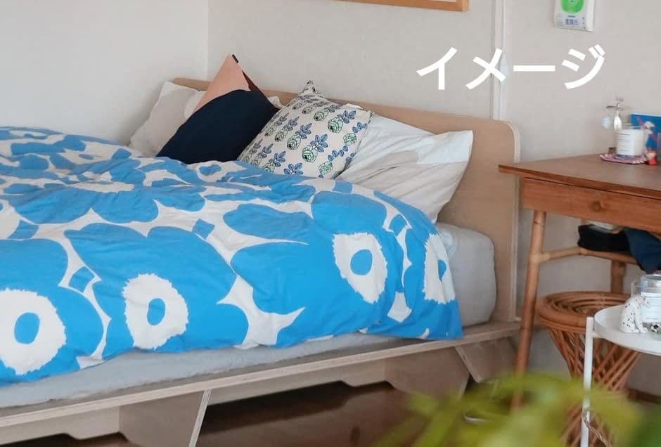 マリメッコ　ウニッコ　布団カバー　ダブル　ブルー