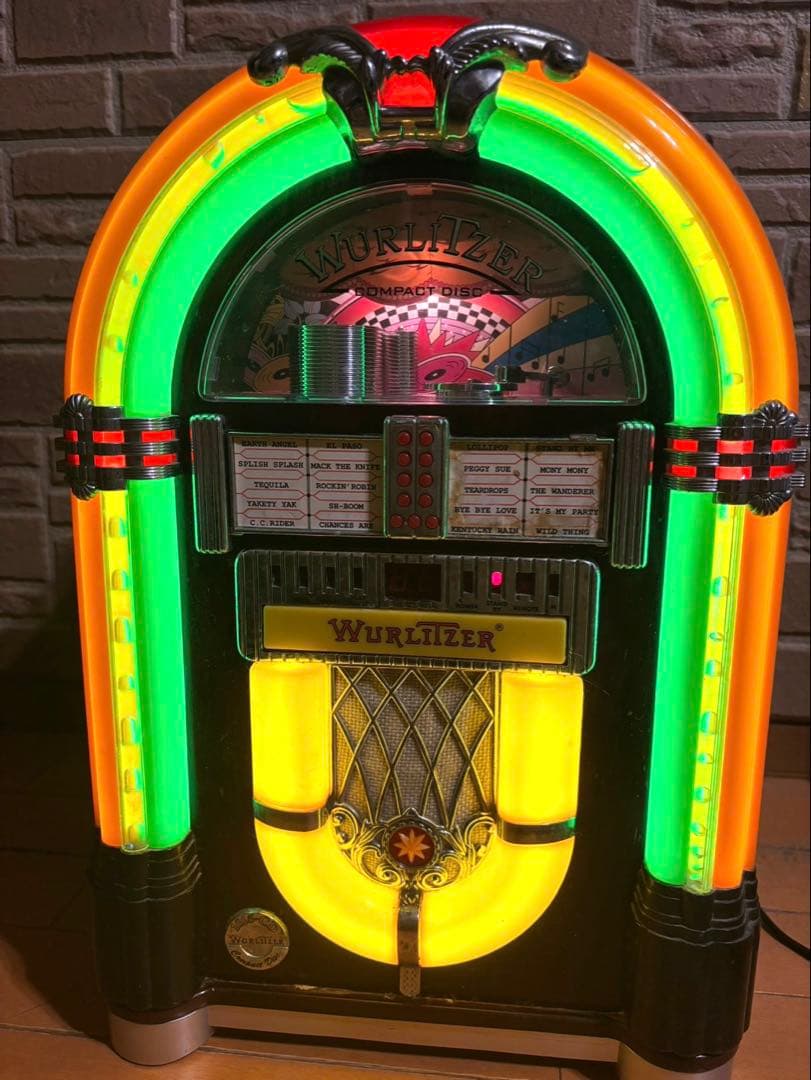【中古】ジュークボックスミニ　レトロ　インテリア　 ジュークボックス ジャンク
