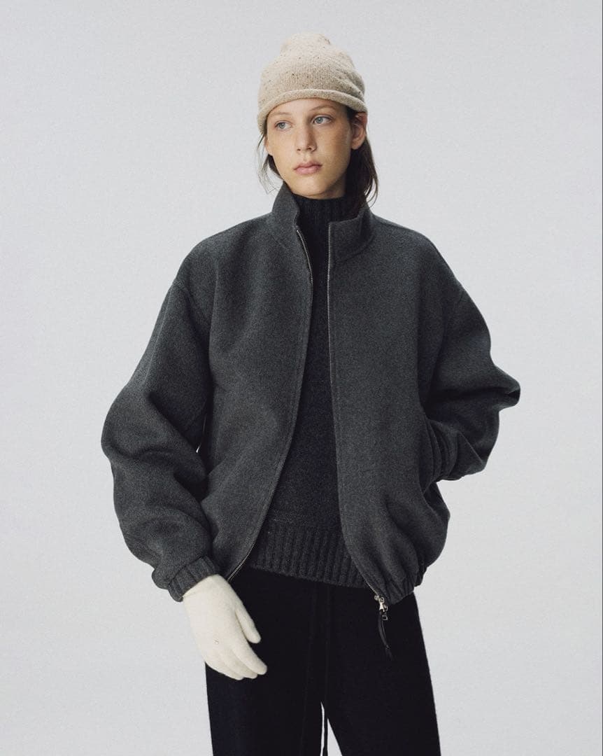 nothing written Plaza zip blouson グレー