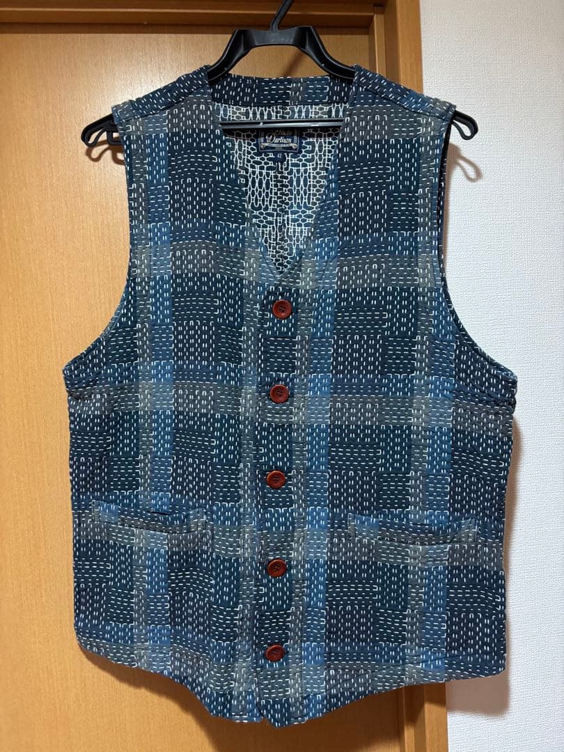 トップス NORAGI SASHIKO VEST