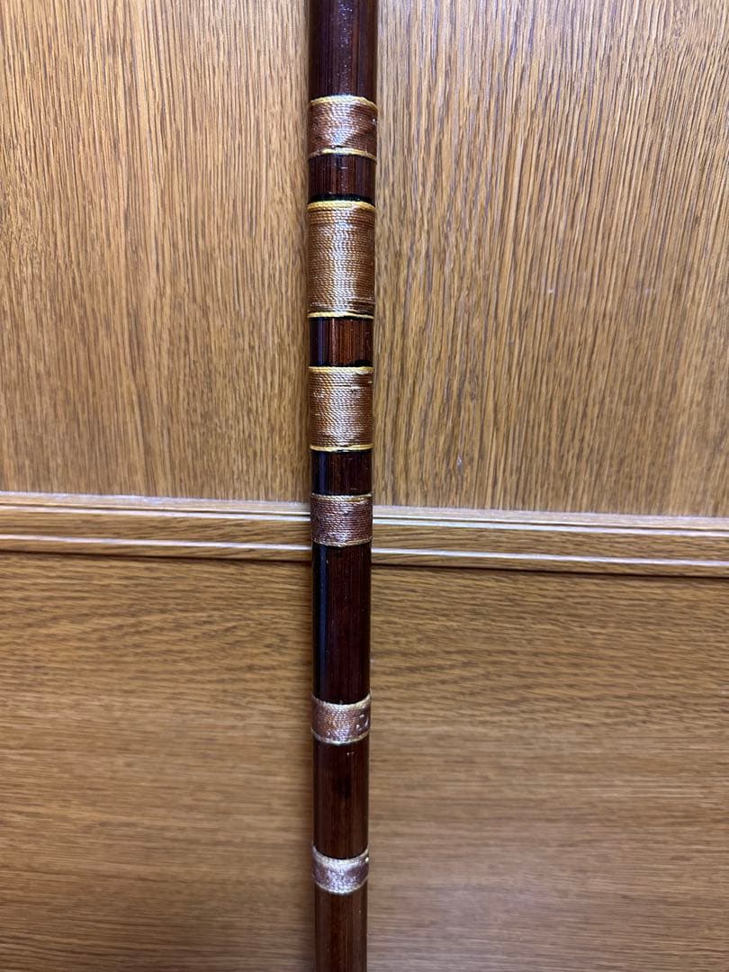 【特価】篠笛 眞風 古典調 5本調子 半総巻き 燻竹