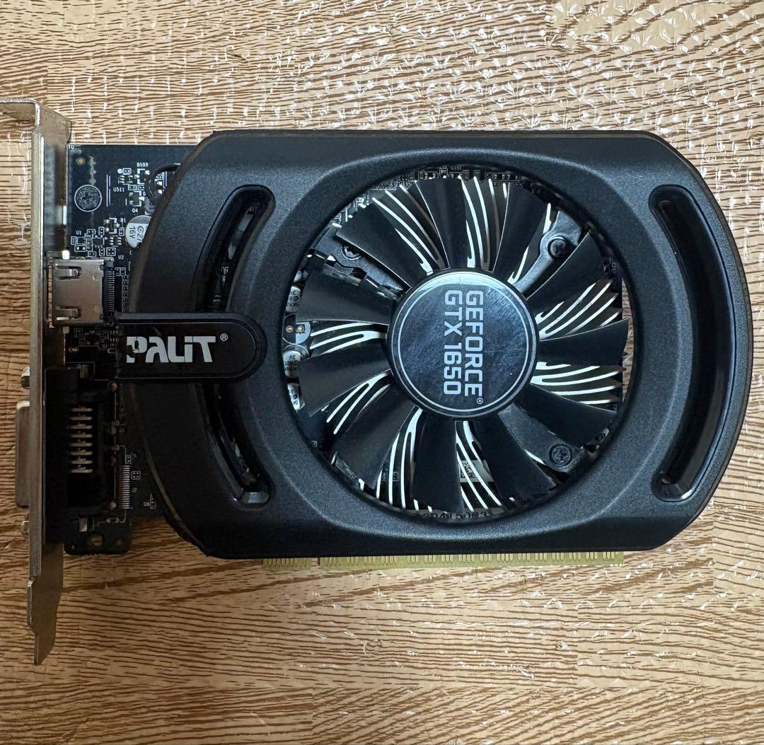 Palit GTX1650 STORMX 4GB/NVIDIA/動作品