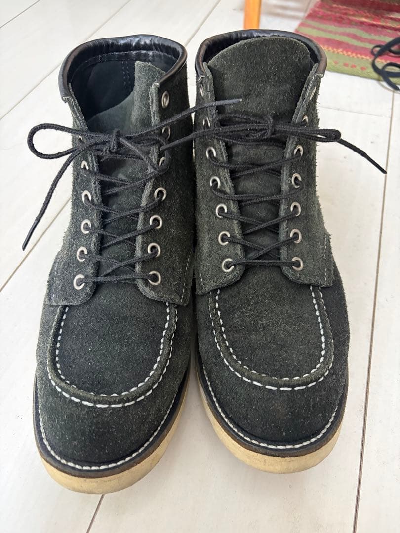 レッドウィングREDWING 8874黒スエードモックトゥ